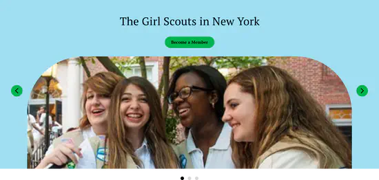 Re-Designing a User-Friendly Website for Current and Prospective Caregivers in the Girl Scouts of Greater New York